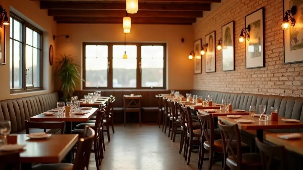 The room, before service.