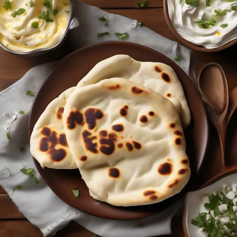 Cream Cheese Naan